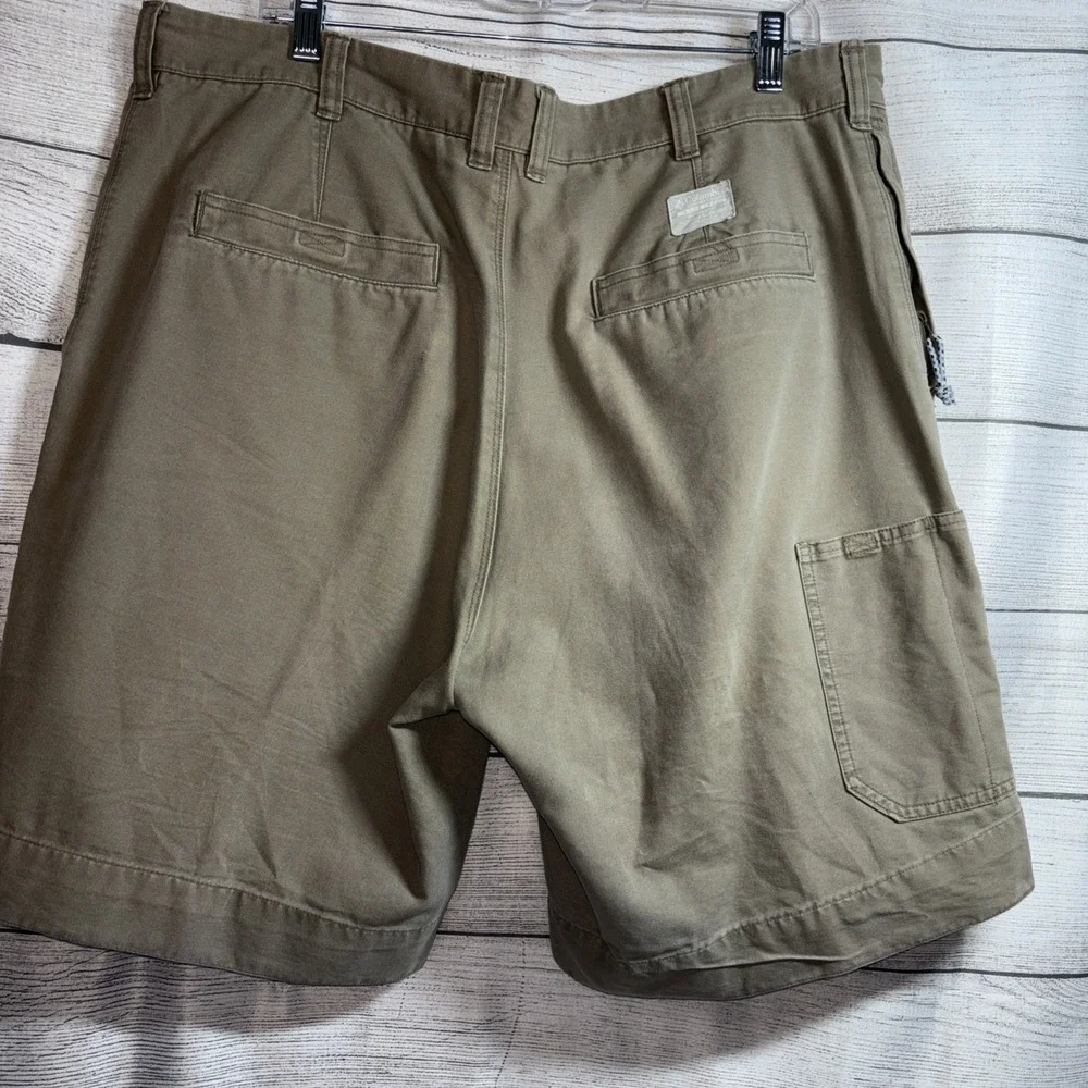 Mens Columbia Chino Shorts‎ Khaki Men's Size 38 Flat Front 10